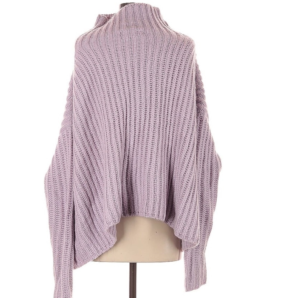 ACNE STUDIOS Chunky Sweater Lavender Knit Sweater - Picture 5 of 5